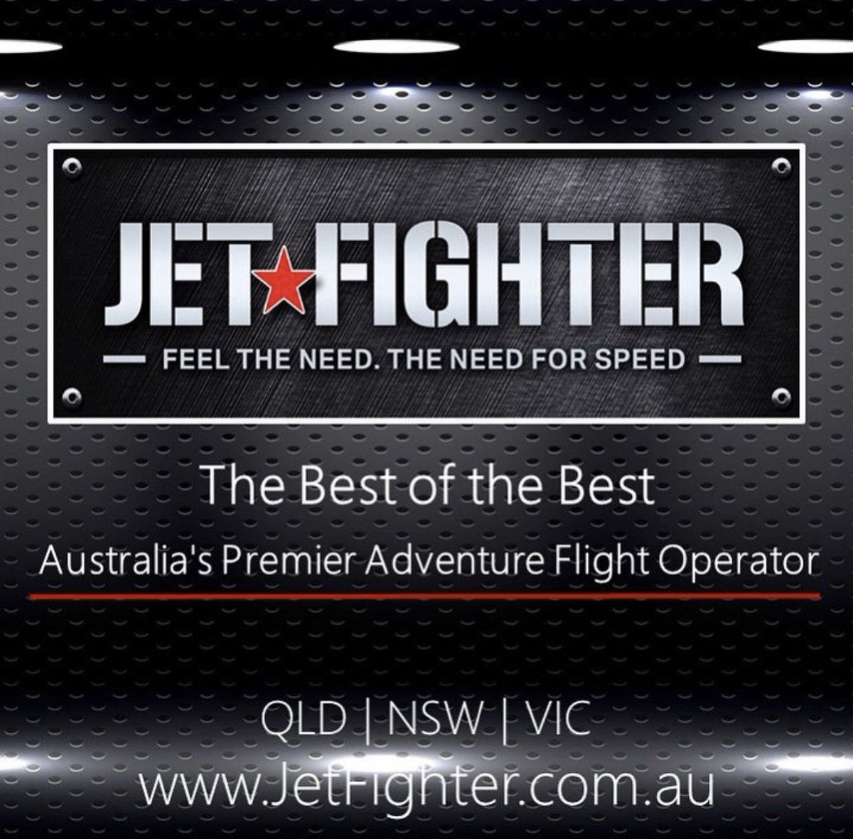 JETFIGHTER - Australia’s Premier Adventurer Flight Operator.
There’s no getting rid of that SMILE..... Feel the Need. The Need for Speed.
Meet the Albatros L-39C an Ex-Military Fighter Jet. We reach speeds up to 900 Km/h.
We have bases in Brisbane, Sydney and Melbourne.