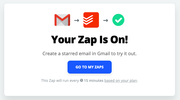 Sometimes it's the simplest smart workflows that make the biggest difference 😍

Just set up one of the simplest of all in @zapier 
1. Gmail + ⭐️
2. Create new task in @todoist with link to email added as a comment

  #smartworkflowdesign #nocode