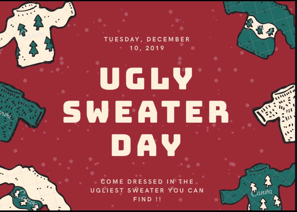 MiramarHighSGA's tweet photo. Winter spirit week is quickly approaching get excited #miramarhigh https://t.co/eQT1kJS1Im