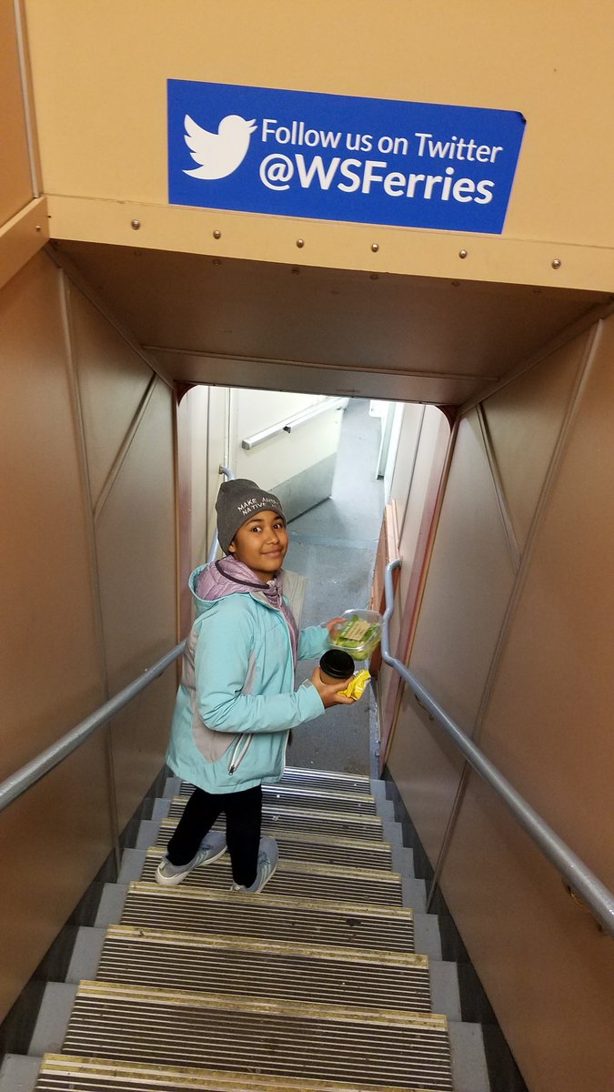 OnaFuture's tweet photo. Hey Twitter fam!! I've been unplugged. I even went on vacation and took the @wsferries! I went all the way to Makah Nation... But I got some things cookin for the team! 👸🏽✌🏽🦄 #OnaFuture #KidFuture #HatersGetLeftBehind https://t.co/pAJVfvM6E0