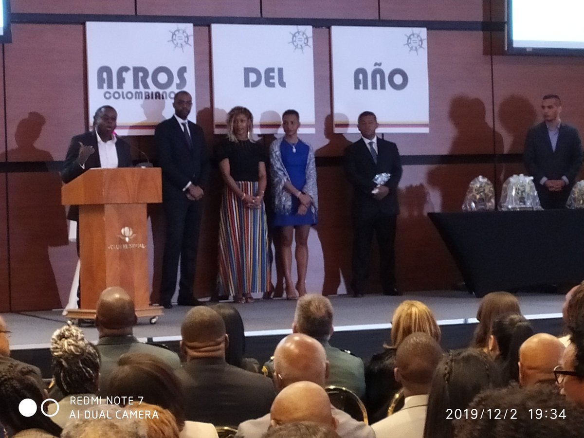 AlvaroNegroMina's tweet photo. Emotivas palabras de Nelson Sinisterra en el Club El Nogal, Secretario de salud de Cali, ganador del premio Afrocolombiano 2019 en medicina éxitos @AlcaldiaDeCali @raitello @TelepacificoTV @TwiterosCali @MauriceArmitage @elpaiscali @alexduran76 @NelsonSinister1 @GustavoAndresG_ https://t.co/ItlXvpLIJ7