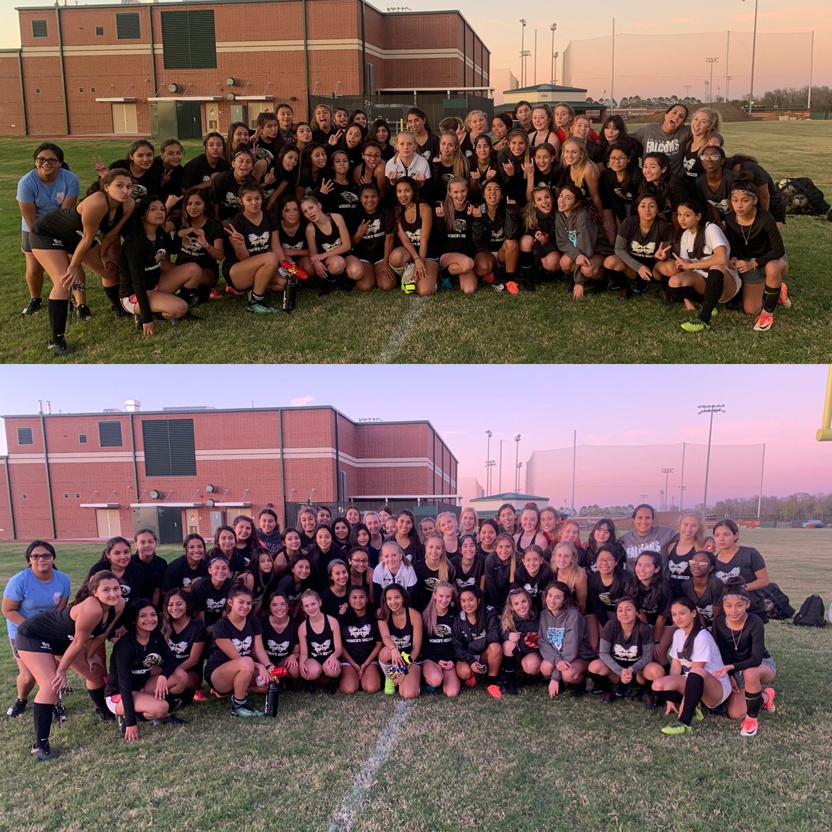FosterSoccer's tweet photo. Day ☝🏼 is in the books!! Thank you to everyone that came out, see you tomorrow!!! 💛⚽️🖤 #ptn #To11b #onegoal #seasonishere https://t.co/gSMDdFW2yT