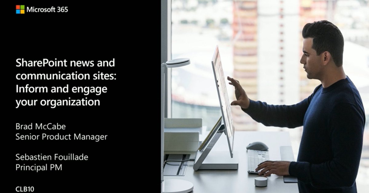 SharePoint's tweet photo. Explore the capabilities of #SharePoint news, end-to-end, and discover innovations for organizational news that transform employee communications. https://t.co/Kg8XYneELv https://t.co/uL71cDdLqZ