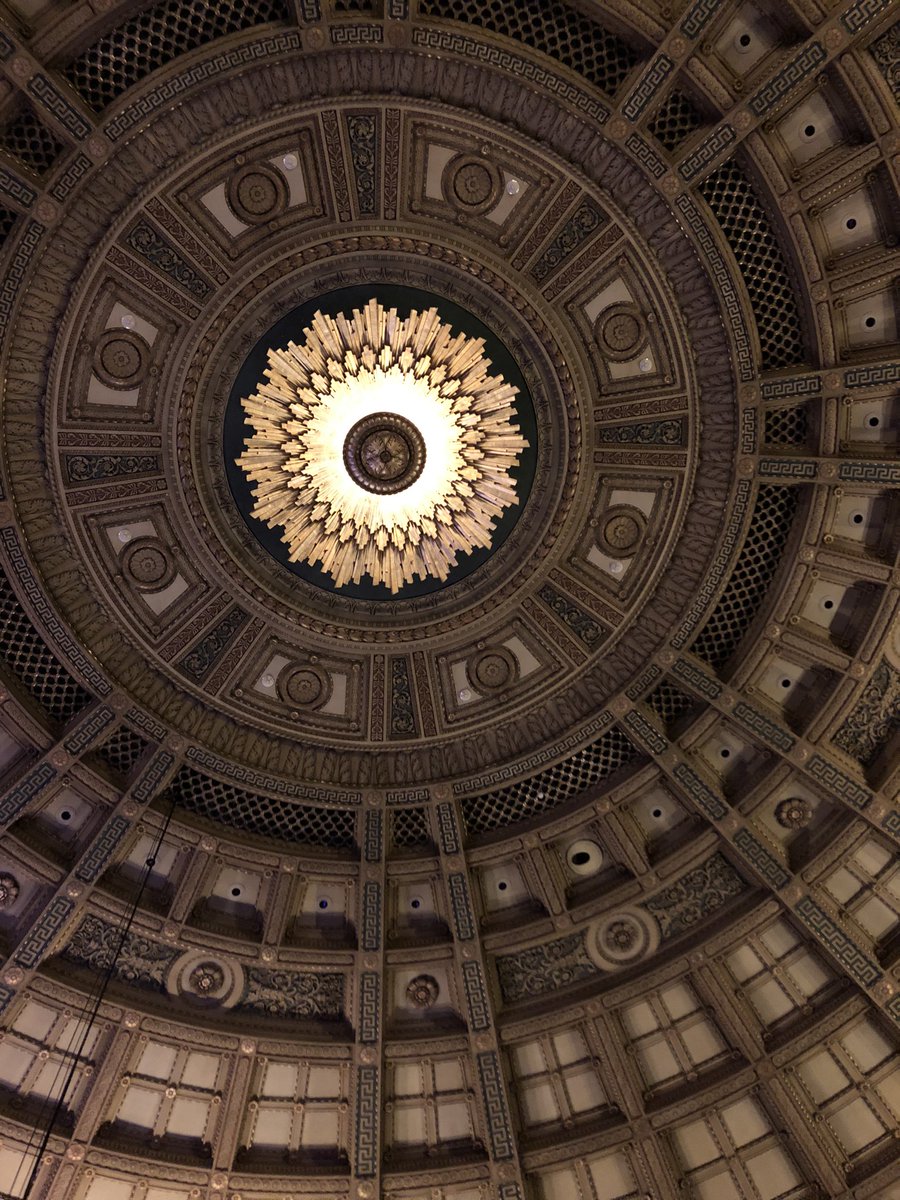Just love this building. Eastman Theater’s sister ceiling at the now Lyric Theater on East Ave. #explorerochester