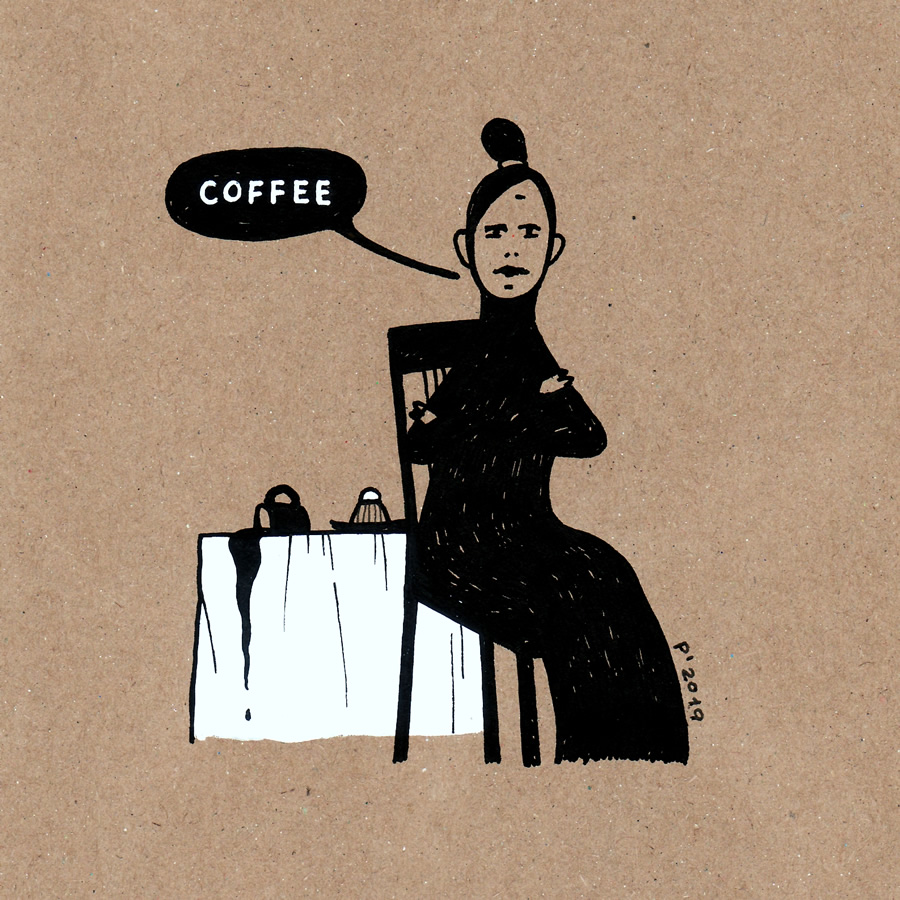 #illustrations #drawing #graphicart #herdailychallenges #kraftpaper #smltart