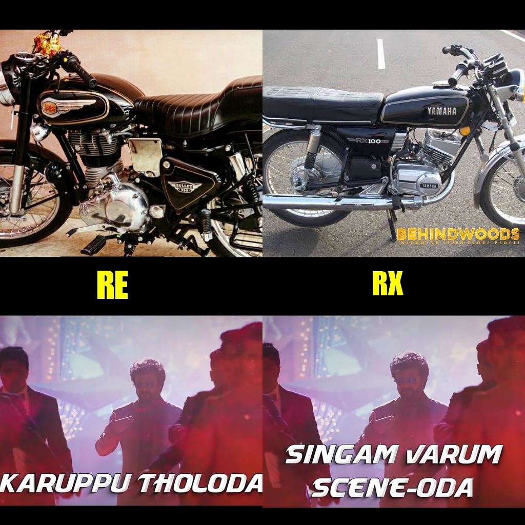 behindwoods's tweet photo. Innaikum Raja Than! 🔥😎

#Rx100 #RoyalEnfield #Bullet https://t.co/StrmU4pY08