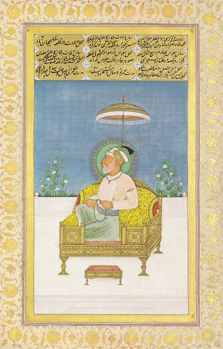 Sharad Mohan شرد ਸ਼ਰਦ शरद শরদ (@ssharadmohhan) on Twitter photo <a href="/iamrana/">Rana Safvi رعنا राना</a>
'Wretched' #ShahAlamII (born 1728, ruled 1760 till death in 1806) was the only DISABLED #Mughal ruler. Blinded in 1788 by the #GlulamQadir, he gave 'Diwani' of #Bengal to #EastIndiaCompany. From <a href="/ChristiesInc/">Christie's</a>, c1800. Zoom.
#InternationalDisabilityDay #WorldDisabilityDay <a href="/iamrana/">Rana Safvi رعنا राना</a>
'Wretched' #ShahAlamII (born 1728, ruled 1760 till death in 1806) was the only DISABLED #Mughal ruler. Blinded in 1788 by the #GlulamQadir, he gave 'Diwani' of #Bengal to #EastIndiaCompany. From <a href="/ChristiesInc/">Christie's</a>, c1800. Zoom.
#InternationalDisabilityDay #WorldDisabilityDay