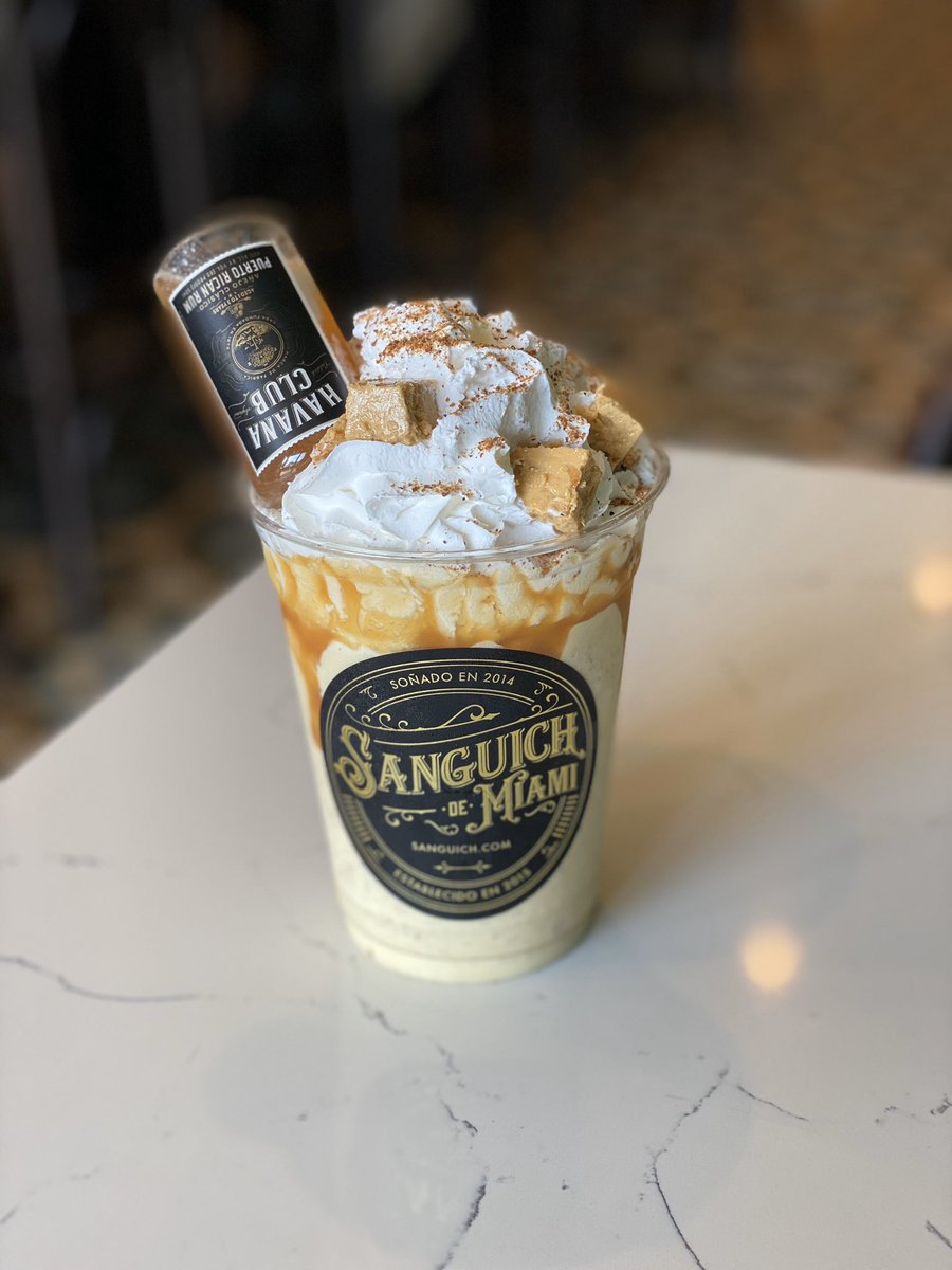 Happy holidays Miami! Celebrate with a “El Montecado Borracho” batido from <a href="/SanguichDeMiami/">Sanguich De Miami</a> 💃🏻 the shortbread flavored shake features cinnamon, grated nutmeg, whipped cream topped with turron and a mini bottle of <a href="/RealHavanaClub/">The Real Havana Club</a> - avail until Dec 31! Must be 21 + to drink.