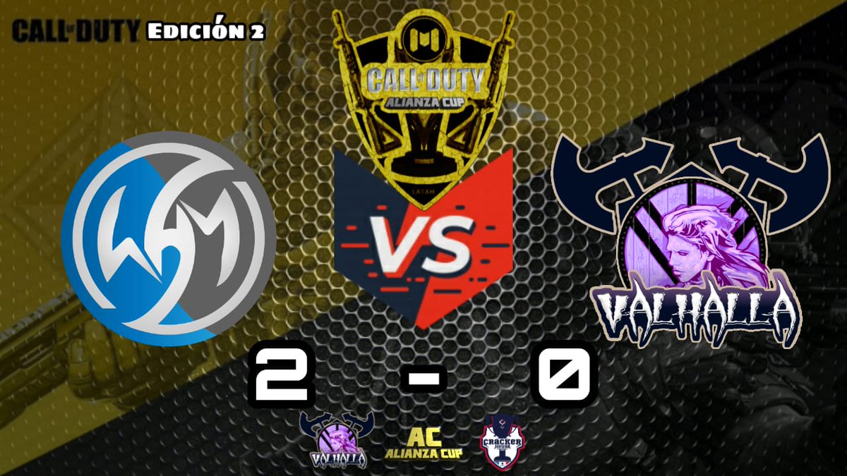cup_cod's tweet photo. #CoDMobile Multijugador !
🏆@AlianzaCup Edición 2 
🔴Octavos

📌Durísimo encuentro WAM imponente logra llevarse la victoria. 
Agradecemos a VALHALLA y su comunidad y les dejamos invitados a sus amistosos de CoD BR y MJ con premios,Contactales!

@WAM_EsportsTeam 2-0 @x_VALHALLA_x https://t.co/qWnjQWqKBY