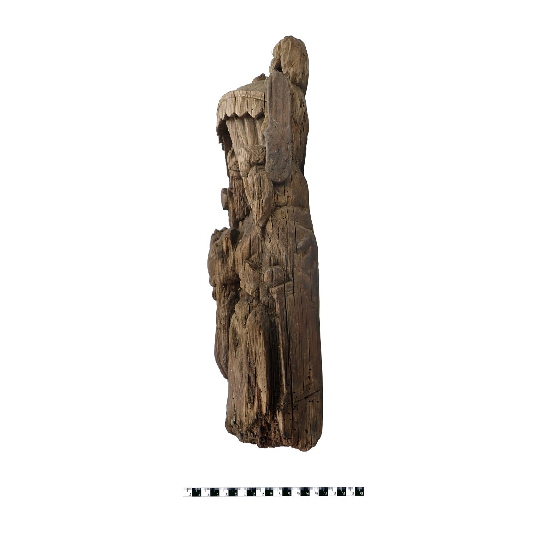 AbbeyMuseum's tweet photo. • ‘The Father of Divine Pity’ • Flanders or north France • Probably Flemish c. 1500-1520 AD • Wood • This rare sculpture depicts the Trinity, with the Father supporting the dead Christ while angels peep around the canopy of heaven.
• See this on display at the Abbey Museum https://t.co/4FjBbF8JXF