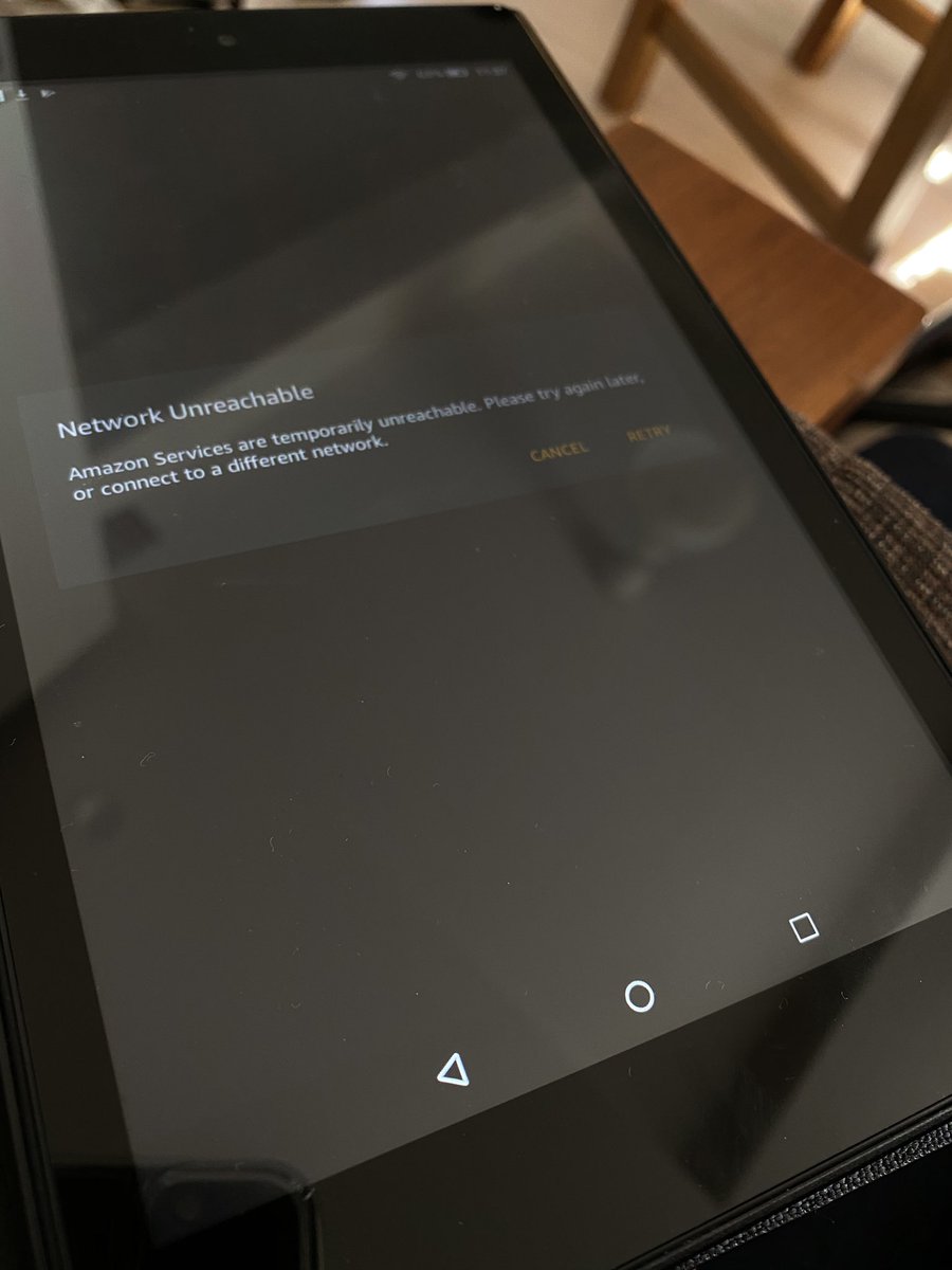 network unreachable amazon fire network unreachable amazon fire