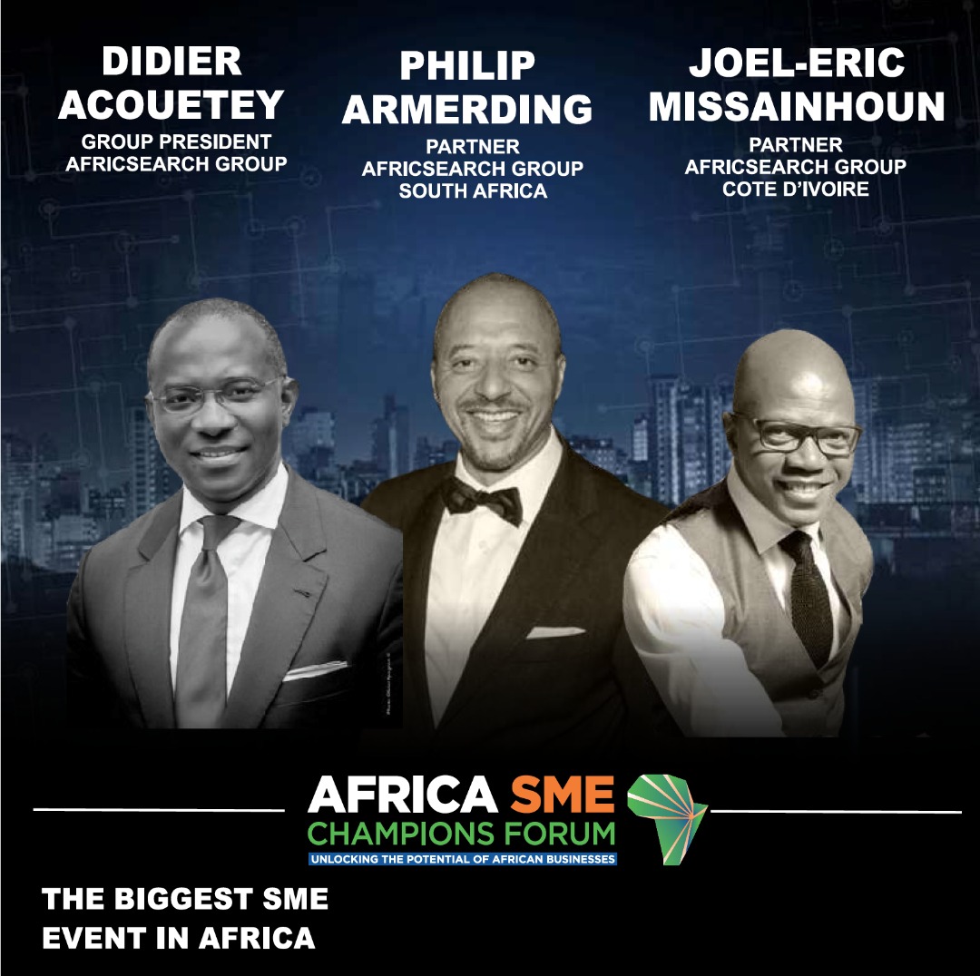 Thank you to <a href="/AFRICSEARCH/">AFRICSEARCH</a> for being the amazing hosts of the 6th #Africa #SME Champions Forum. #SMEChampions #SMEForum2019