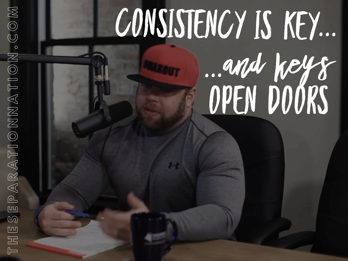 Consistency is key and keys open doors. #MondayVibes #MotivationMonday #consistency
