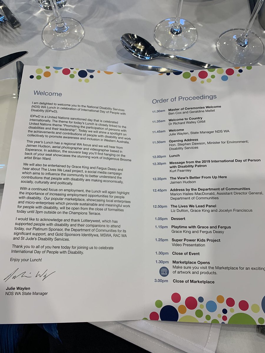So awesome to be at Australia’s largest celebration for #IDPWD at the amazing #OptusStadium - fabulous program- featuring the Super Power Kids book and exhibition