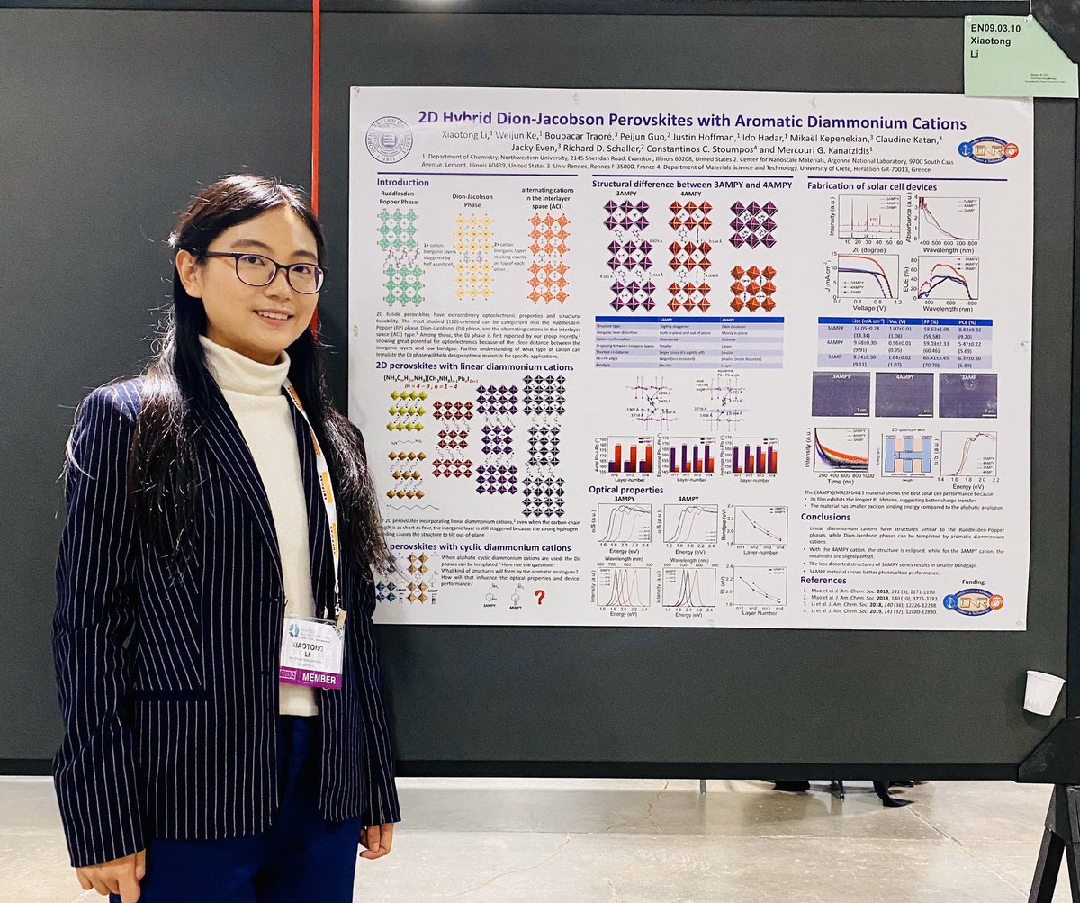 Xiaotong__Li's tweet photo. Glad to present my work at #F19MRS and receive the #solarRRL best poster award. https://t.co/mPXJV72DM2
