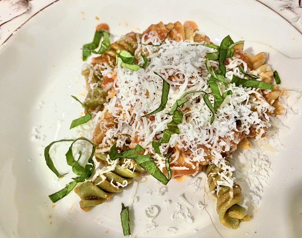 sonicgabe's tweet image. When I make pasta for us, I go all out and make a little bowl for the dog. 
#cookingfordogs #spoileddog