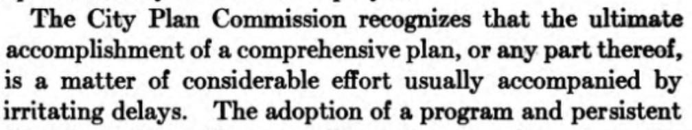 Reasonable definition of a Comprehensive Plan from Bartholomew "irritating delays"