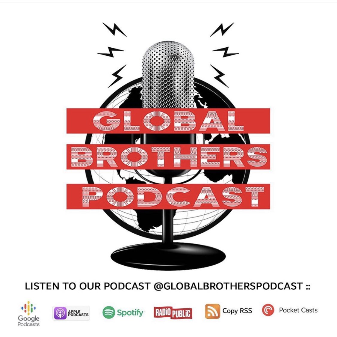 Globalbrothers2's tweet photo. Hello #Twitter 🙋🏾‍♂️ ::
“Global Brothers Podcast” is now available streaming everywhere - tune in, live global and prosper!
🗣📻📲👂🏾💡
::
::
#googlepodcasts #applepodcasts #spotify #radiopublic #copyrss #pocketcasts #myfirstTweet #globalbrotherspodcast #blacktwitter https://t.co/jci5itEa6Y