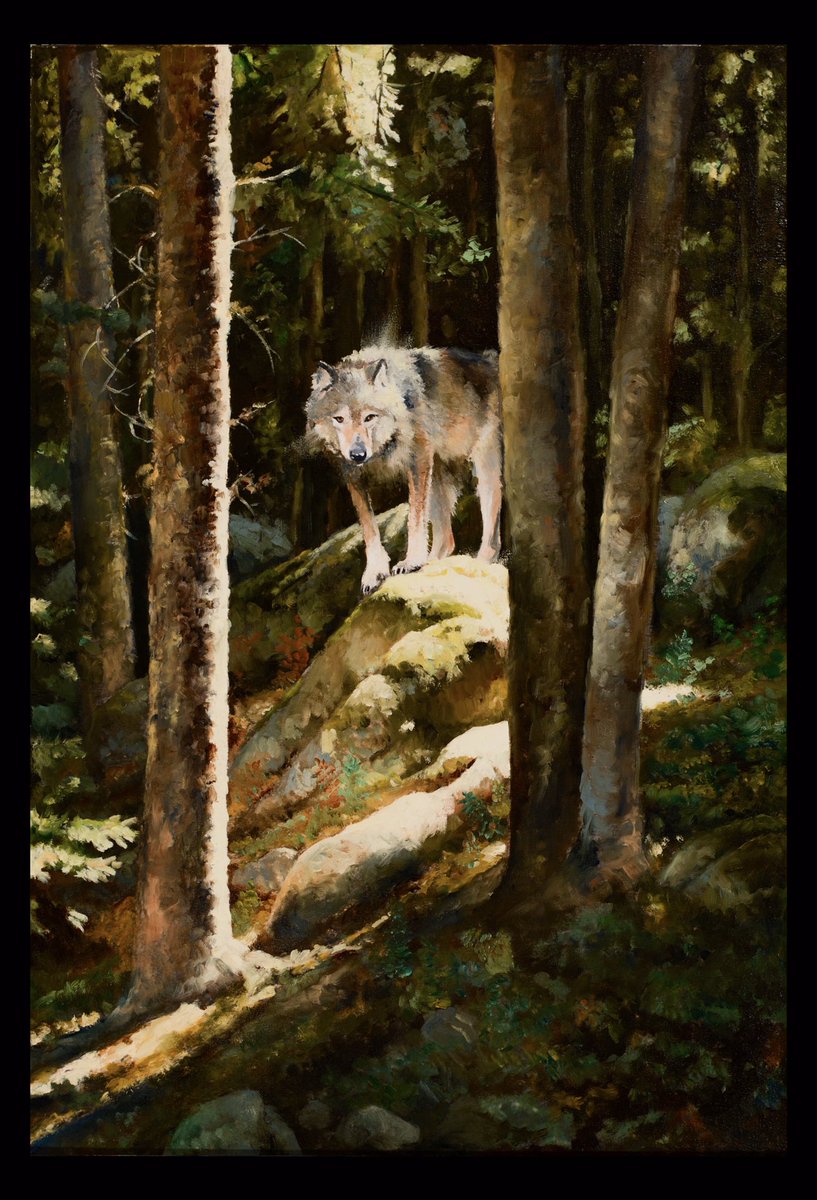 Phantom of the Forest, 14x21” oil