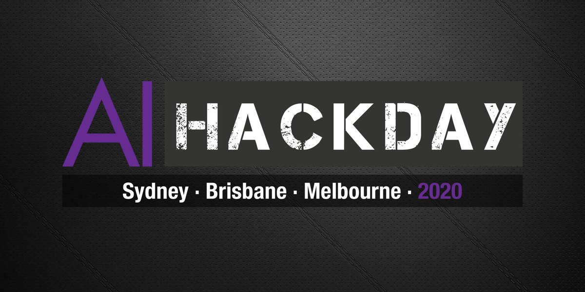AIHackDay's tweet image. We are excited to launch our very first AI Hack Days in #Melbourne, #Brisbane & #Sydney! This is a FREE community event for developers who want to learn AI! 🤖 Sign up now to reserve your place! 👉aihackday.com #AI #HackDay #ML #CognitiveServices #Azure