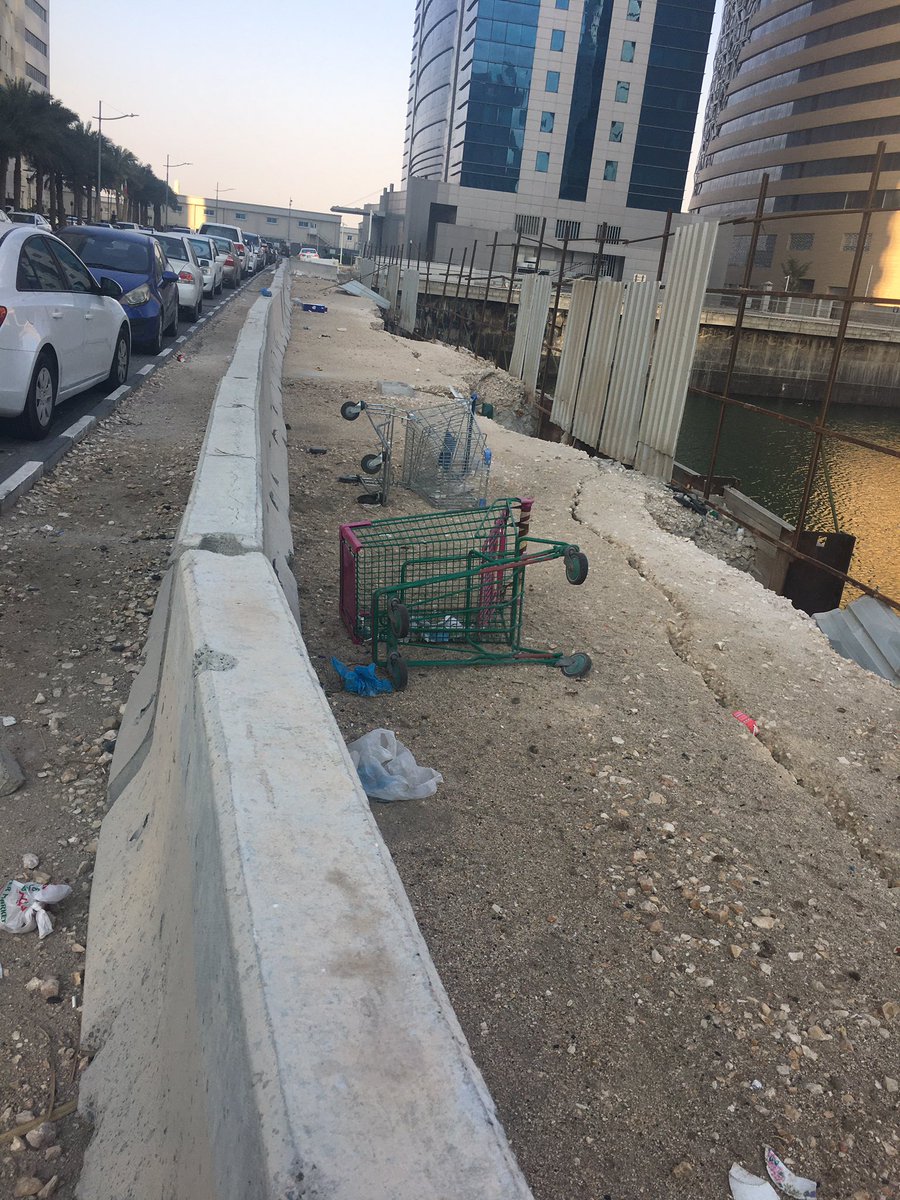 Hey @Baladiya1 can you help get the area near Umm Bab Tower and Ezdan Hotel cleaned up. There’s rubbish everywhere