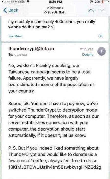 Even ransomware offers better customer service nowadays 🤨