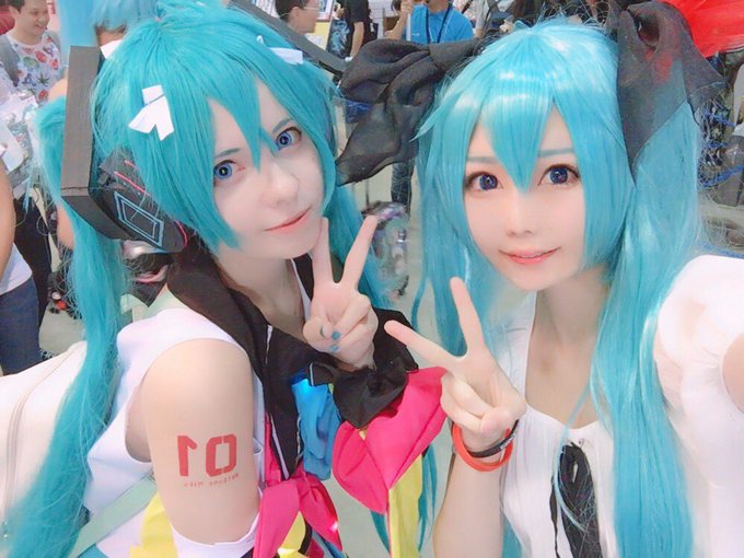 コスプレイヤーしらゆき（しらゆきミク）のTwitter画像2