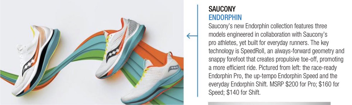 saucony endorphin line