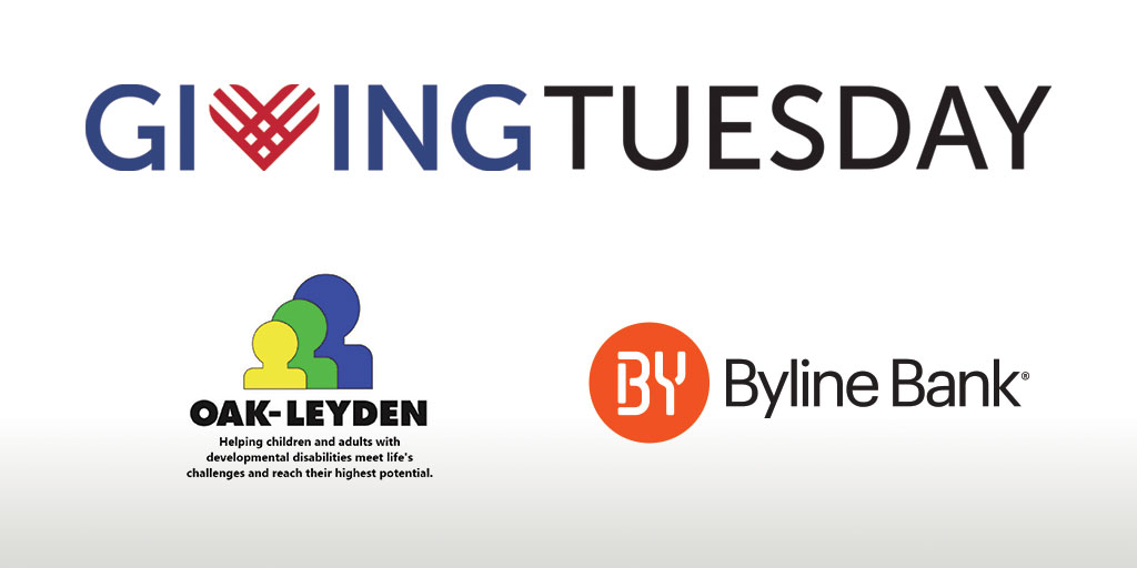 Byline Bank (@bylinebank) on Twitter photo Help us support <a href="/OakLeyden/">Oak-Leyden</a> Developmental Services by donating to them today! Byline will match up to $10k in donations made today, for Giving Tuesday! Learn more here: bylinebank.com/Oak-Leyden-Giv… Member FDIC. #GivingTuesday #ItPaysToBankLocal #InspiredBYOakLeyden #BankLocal Help us support <a href="/OakLeyden/">Oak-Leyden</a> Developmental Services by donating to them today! Byline will match up to $10k in donations made today, for Giving Tuesday! Learn more here: bylinebank.com/Oak-Leyden-Giv… Member FDIC. #GivingTuesday #ItPaysToBankLocal #InspiredBYOakLeyden #BankLocal