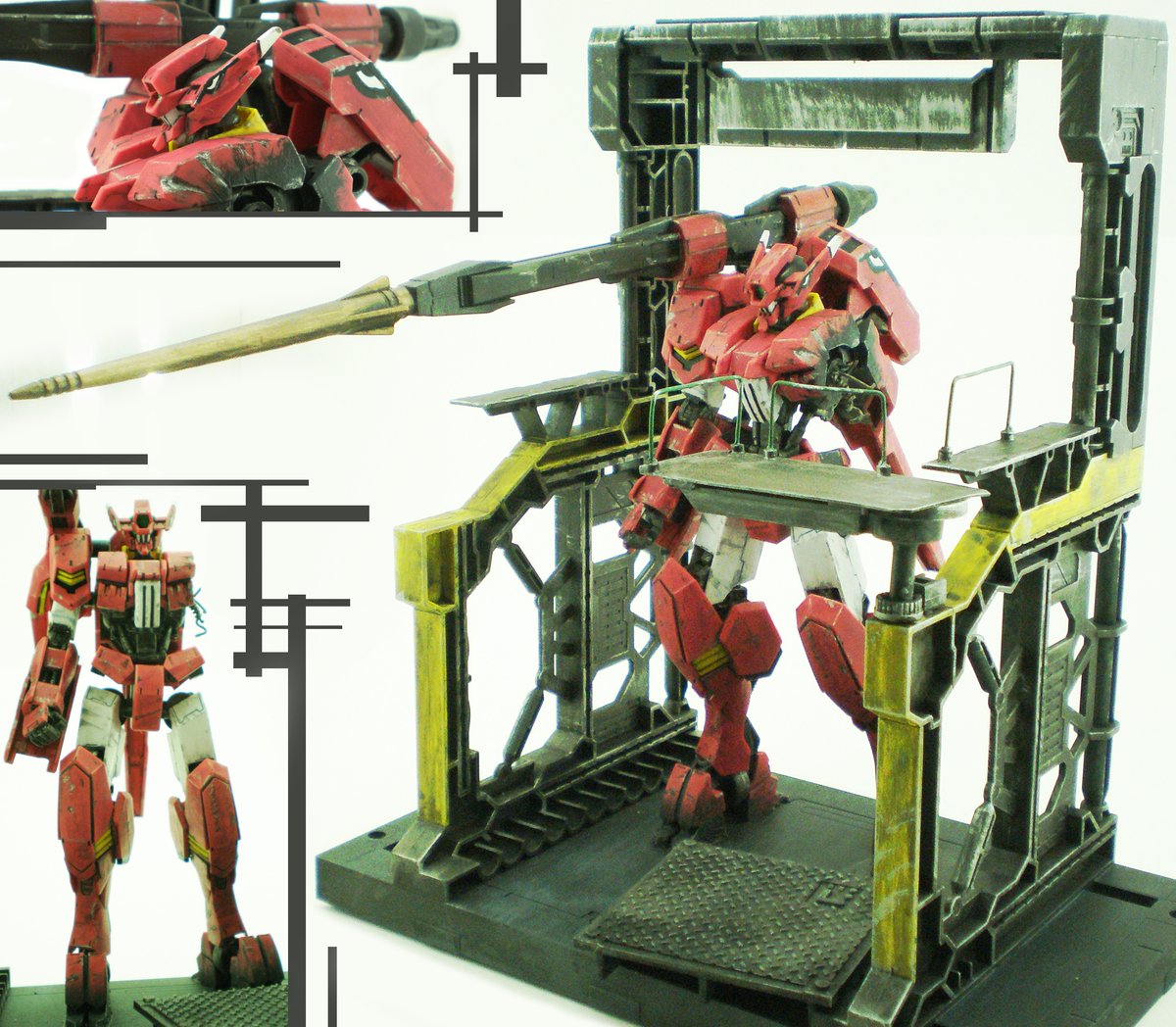 MedicMinoHonney's tweet photo. "Shino's Last Salvo" #Gundam #Gunpla #IronBloodedOrphans #RyuseiGo #Shino https://t.co/jDqqKuDgg6