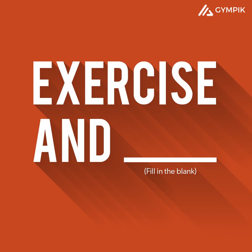 Gympik's tweet photo. Comment below guys!
It's exercise and fitness for us. 
What about you?

#fitnessmotivation #AnswerTheQuestion #exerciseismedicine #gympik https://t.co/woF8q9bhYE