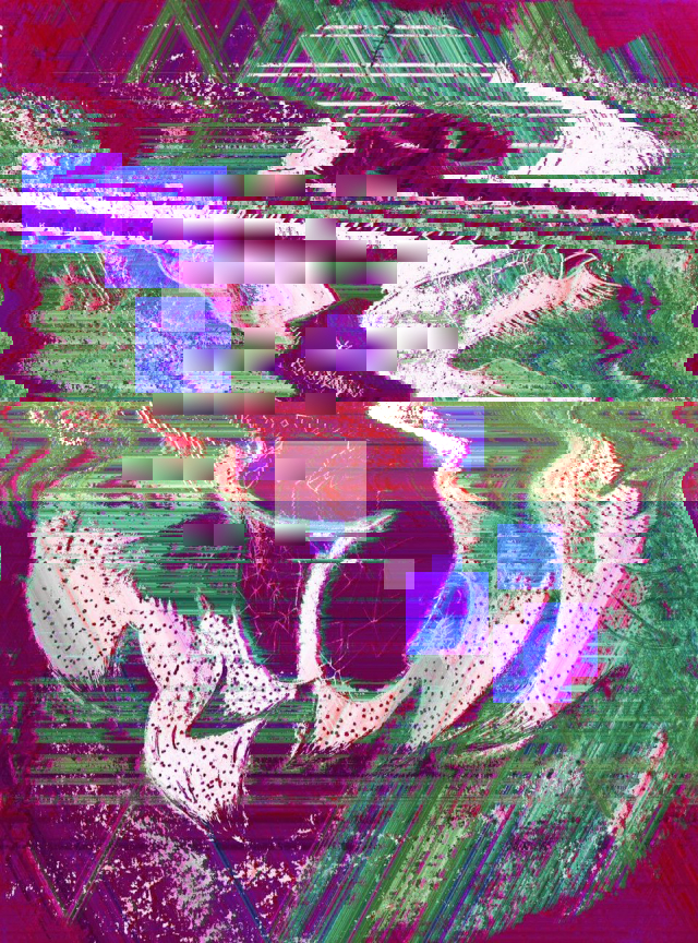 😶❇ glitchart glitch vaporwave glitch_lab_app cute glitchlab pixels bot Origin img by @SamuelShiels