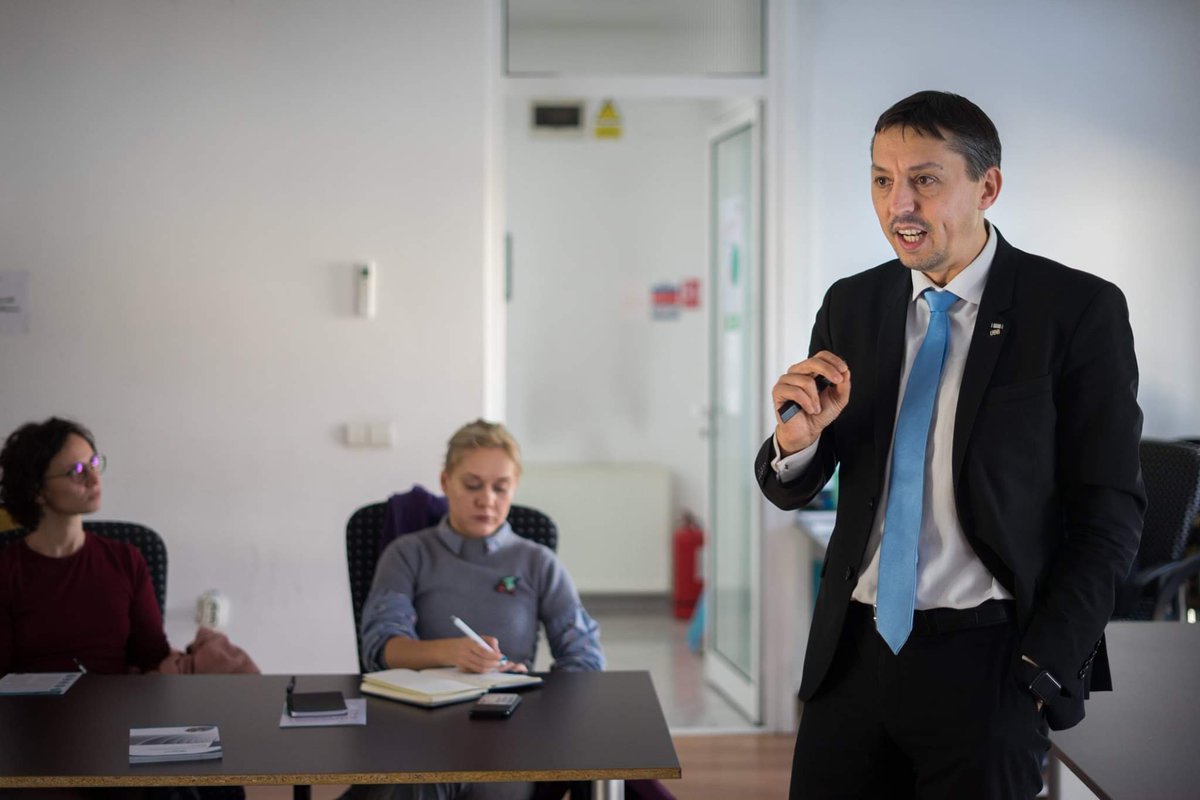 Good conversations during the December meeting of our Art &amp; Well-being Think Tank in #Cluj. Thank you for the video intervention, <a href="/nilsfietje/">Nils Fietje</a>. #innerspace