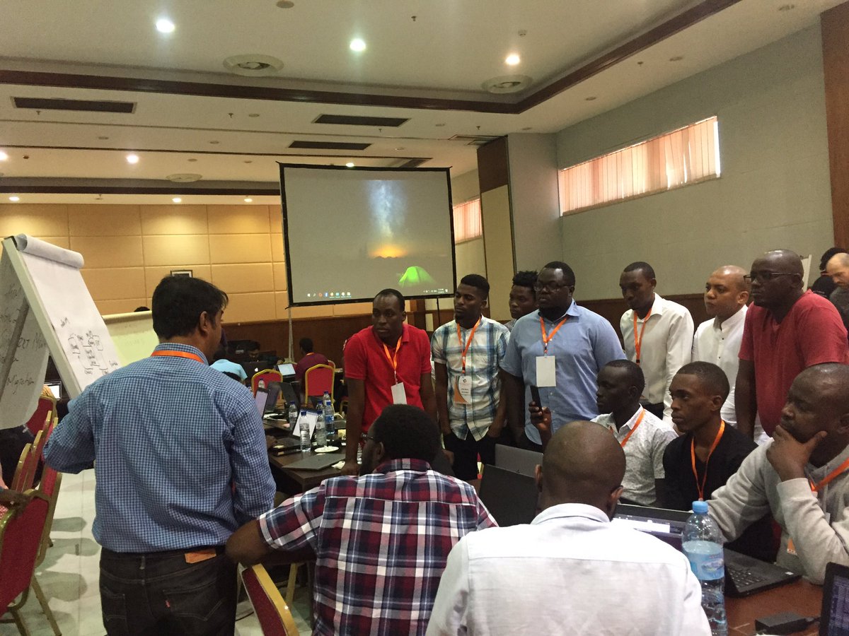jembi_hs's tweet photo. Bahmni discussions at the hackathon during the 2019 OpenMRS Implementers Conference organized by Jembi Health Systems in Maputo, Mozambique. #OMRS19 https://t.co/lBC24tgR5H