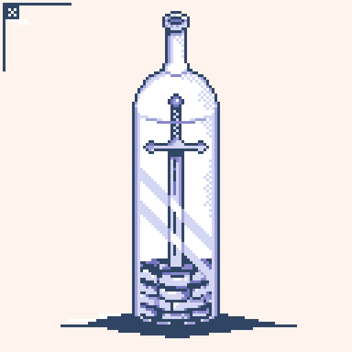 n4v1_k's tweet photo. @Pixel_Dailies #pixel_dailies #ImpossibleBottle https://t.co/brPiV2AEjC