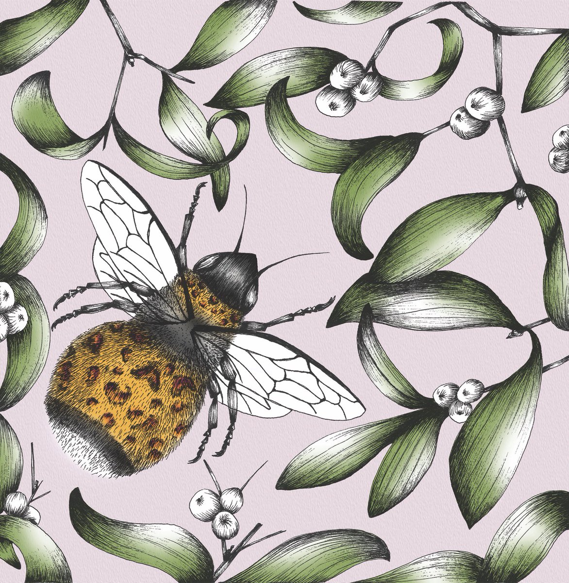 Leopard Print Bees and Mistletoe 🐝
#ChristmasCountdown