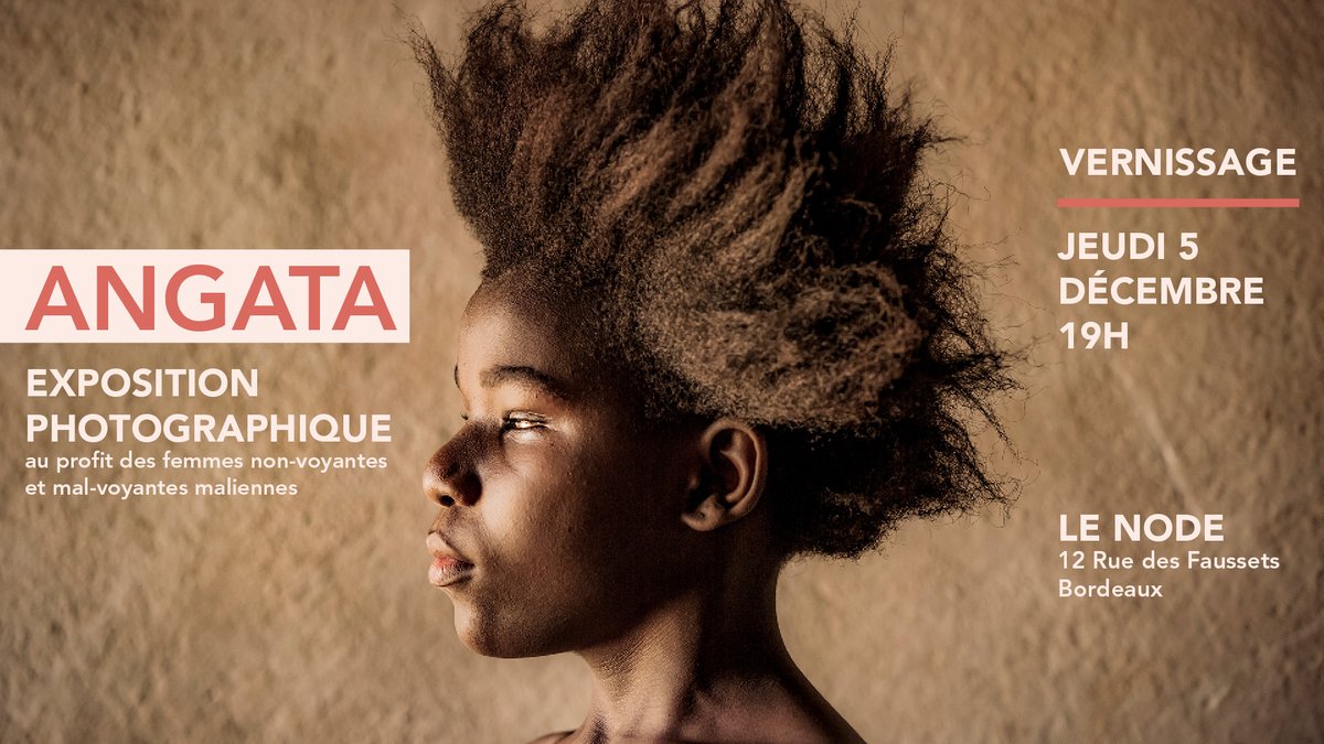 Le Node Bordeaux (@bxnode) on Twitter photo HIGHLIGHT #5 | ANGATA, exposition photographique au profit des femmes maliennes déficientes visuelles !
#RDV Jeudi 5 décembre à partir de 19h au <a href="/bxnode/">Le Node Bordeaux</a> 📆
Plus de détails sur le Facebook de Libre Vue ! HIGHLIGHT #5 | ANGATA, exposition photographique au profit des femmes maliennes déficientes visuelles !
#RDV Jeudi 5 décembre à partir de 19h au <a href="/bxnode/">Le Node Bordeaux</a> 📆
Plus de détails sur le Facebook de Libre Vue !