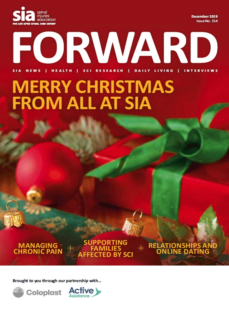 spinalinjuries's tweet photo. December's #forwardmagazine is out now. Don't miss out on the latest news from the SCI community. Subscribe today: https://t.co/4KB0GVigsj FORWARD is sponsored by @ActiveAssistanc and @Coloplast_UK https://t.co/q1hTakirsR