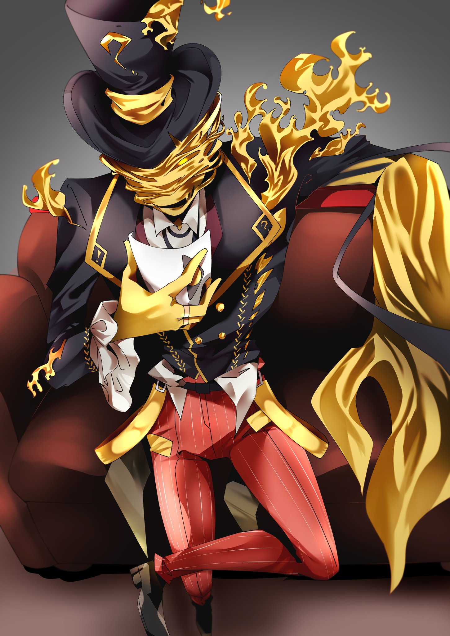 第五人格 アイコン ラバーストラップ リッパー 金のテンタクル 第五人格 金のテンタクルのリッパー:アクリルキーホルダー - 革