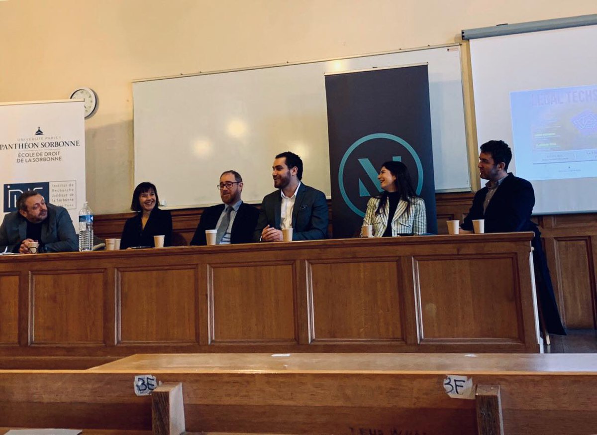 La #legaltech est un marché en pleine croissance et structuration, avec un obj commun qui nous unit : changer le #droit pour + d'#intelligibilité et d'#accessibilité.  <a href="/kohn_dan/">Dan Kohn</a> @SECIB_FR <a href="/OpenLaw_fr/">Open Law*</a>, <a href="/MariePotelSavil/">Marie Potel-Saville</a> <a href="/Amurabidesign/">Amurabi</a>, Clarisse Drai <a href="/LuminanceTech/">Luminance</a> <a href="/SeraphinLegal/">Seraphin.legal</a>