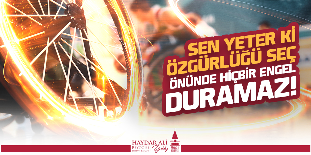 Sen yeter ki özgürlüğü seç, önünde hiçbir engel duramaz! #3AralıkDünyaEngellilerGünü