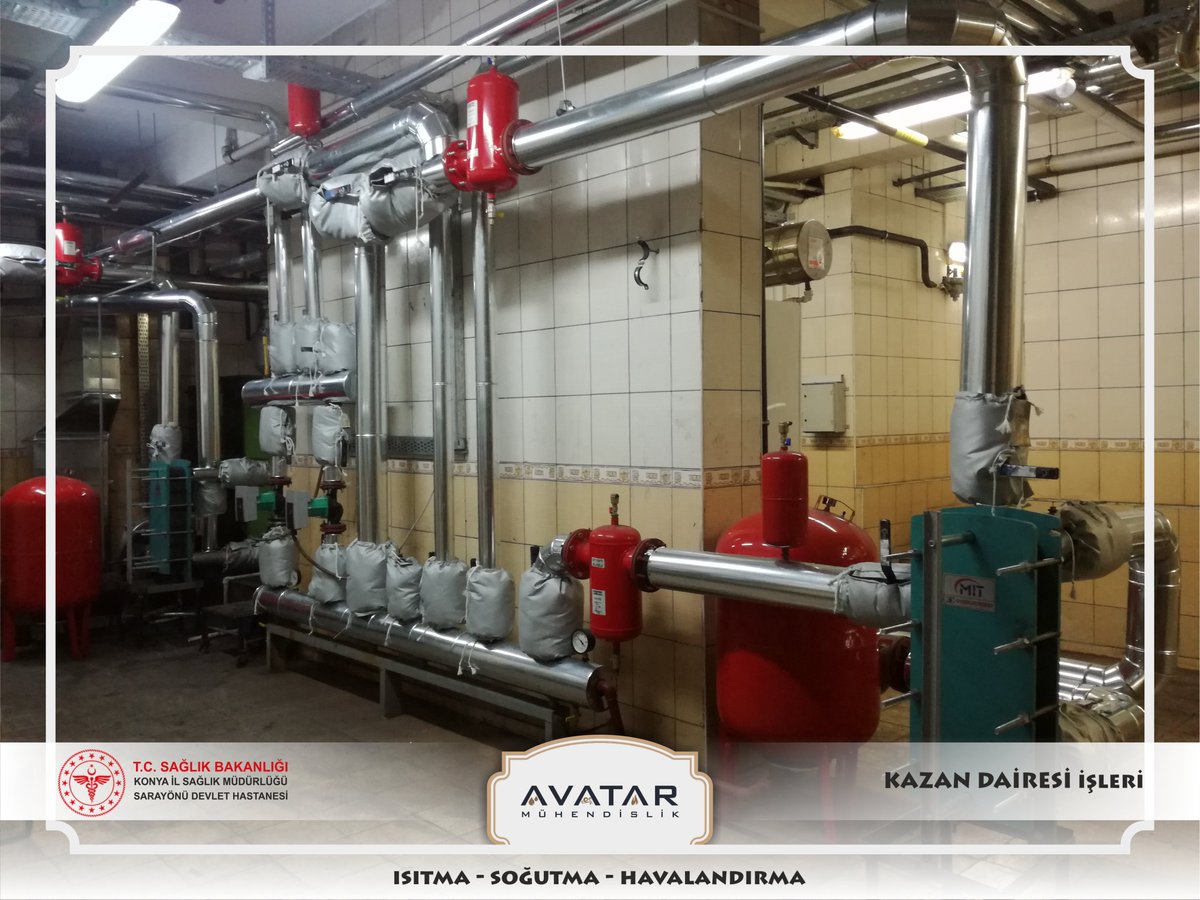 avatarmuhendisl's tweet photo. Sarayönü Devlet Hastanesi Doğalgaz Dönüşüm ve Kaskat Kazan Kurulum İşi
#Isıtma #Doğalgaz #Enerya #Kaskat #Sarayönü #Konya #Baymak #Lectus #Kazan https://t.co/78BSlfCpoM
