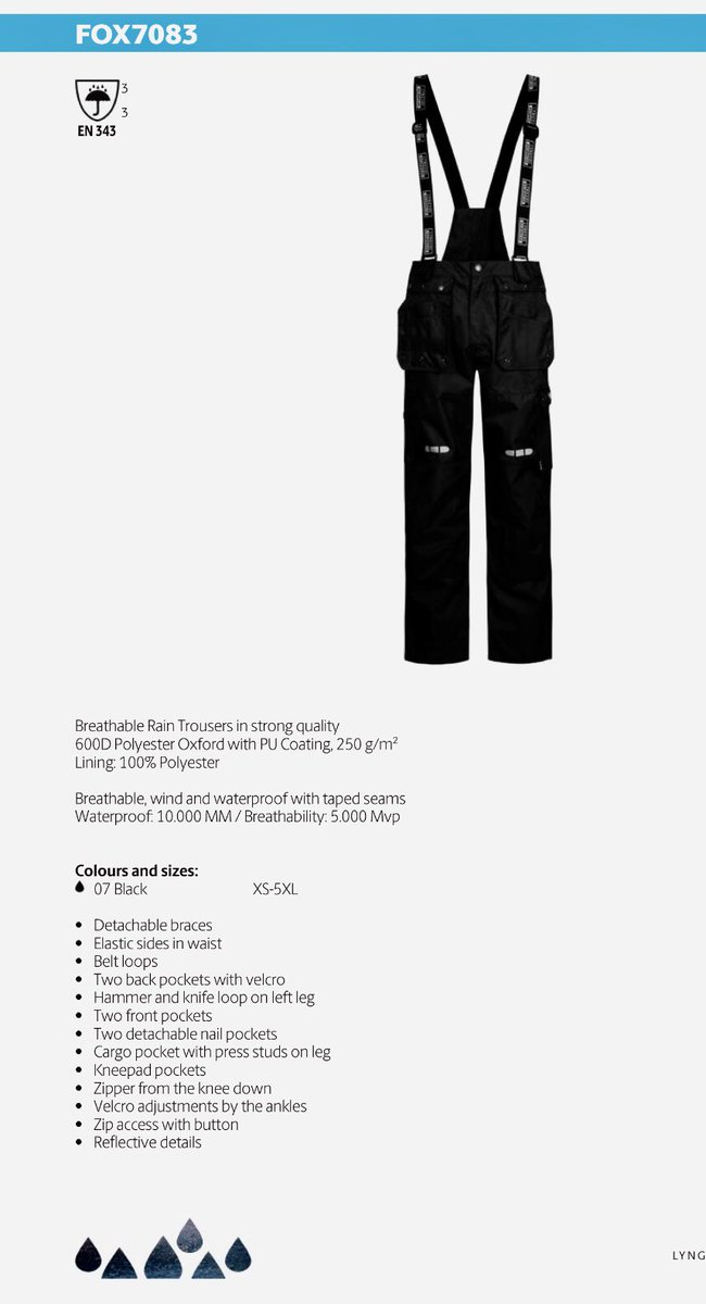 Reflective__'s tweet image. Looking for quality waterproof clothing?
Take a look at the extensive range from Lyngsoe Rainwear 
lyngsoe-rainwear.dk/en/catalogue/
Call the team @ultimateid with your requirements,
premium decorated performance workwear.
