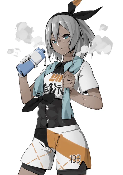 トレーニング後サイトウちゃん
#ポケモン剣盾 