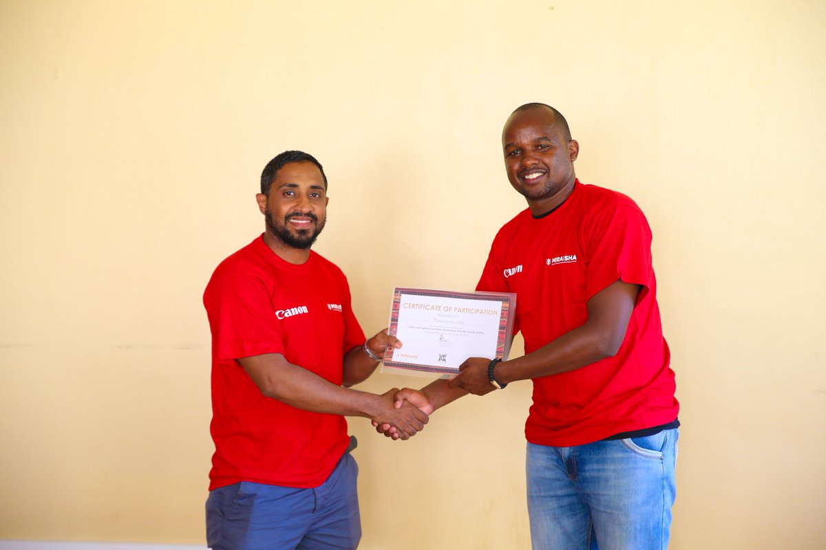 Jessenathank's tweet photo. We finally wrapped up our #CanonBasicDSLRFilmMaking Workshop courtesy of @CanonCNA facilitated by Kenyan filmmaker @bensmun &amp; with support from @fesuganda. It was a great team of people &amp; we now look forward to more from everyone in the future. 

Thanks to @UPPAward 
#UPPA2019 https://t.co/y3qsR6CKvF