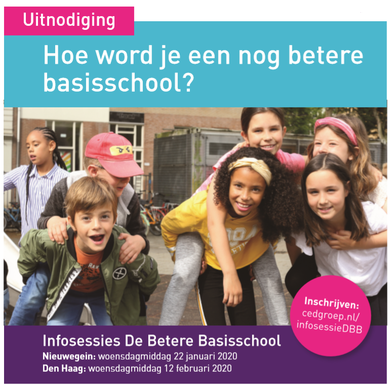 CEDgroep's tweet photo. De Betere Basisschool is een concrete aanpak waarmee je stuurt op kwaliteit en werkdruk vermindert door duurzaam, stap-voor-stap en planmatig te werken aan jullie ambitie. Meld je gratis aan voor onze infosessie: https://t.co/fWgBEWi1ub

@cedgroep #onderwijs #basisonderwijs https://t.co/IabqDwevm2