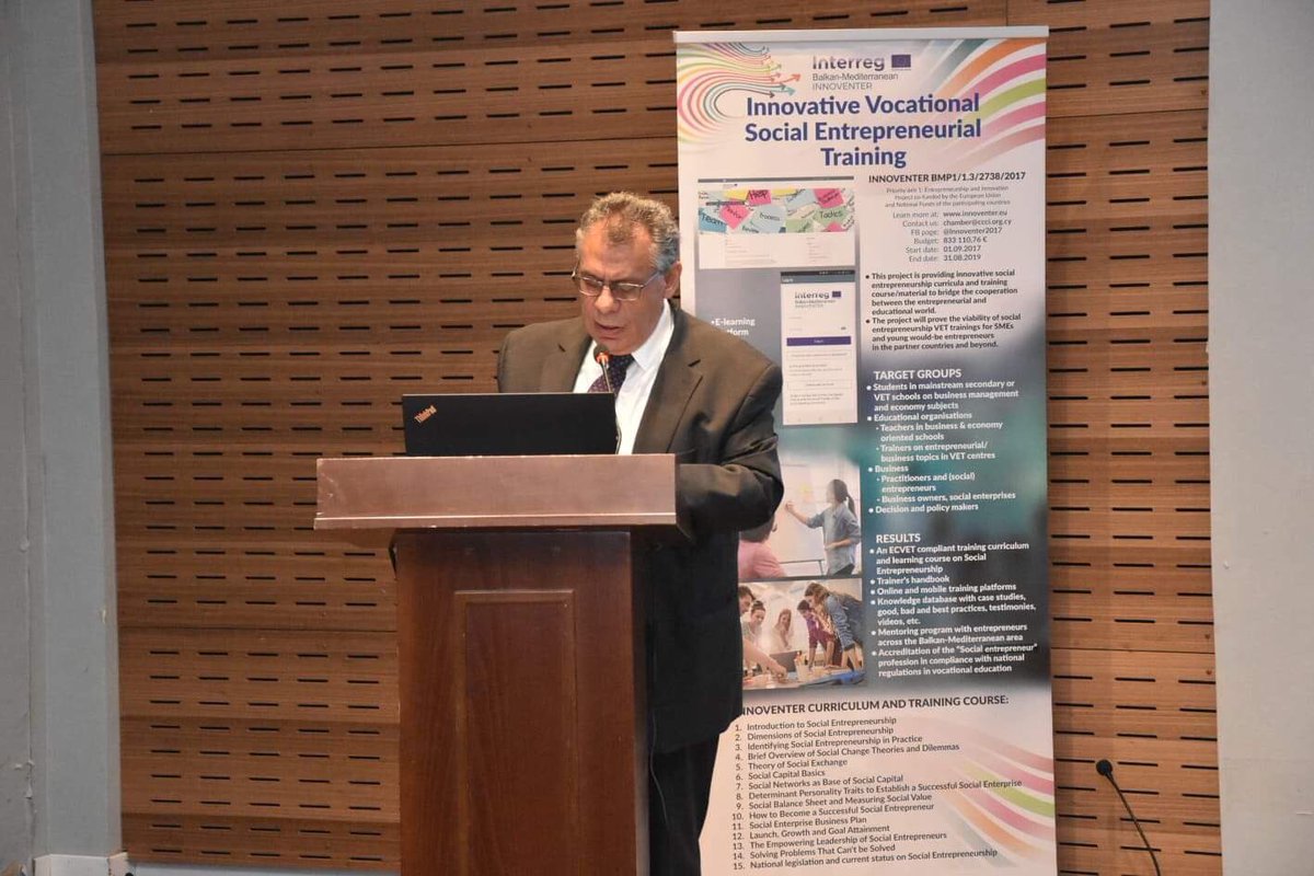 CCCI_Cyprus's tweet photo. Happening now: Conference “The Social Entrepreneurship Ecosystem, Examples & Good Practices” by #KEBE #Innoventer project and #DGEPCD #SocialEnterprises #SocialEconomy https://t.co/4szwxsiZCa