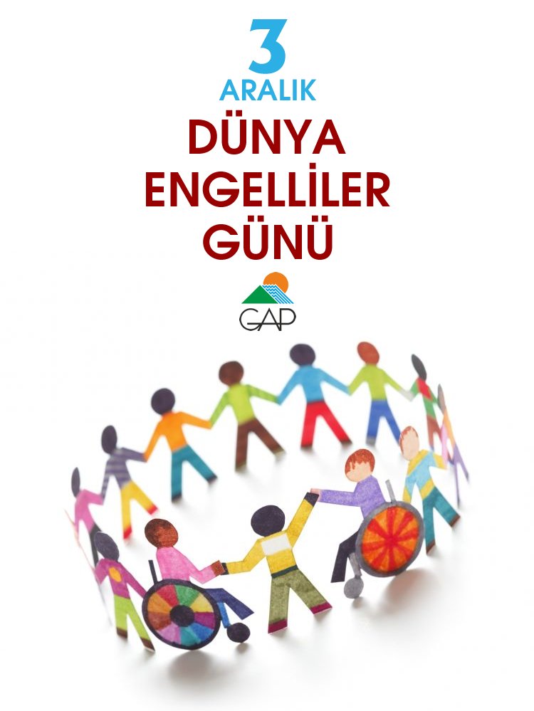 Tohum toprağın bağrına, engelli birey de topluma emanettir.

#3AralıkDünyaEngellilerGünü