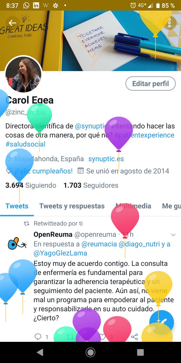 zinc_in_blu's tweet photo. Qué majo es Twitter oyeeee!! Treinta y todos ya...alguien da más? 🤣#generacion80 Feliz día a todos!!! 😘💖🎁 https://t.co/wFuho0up5y
