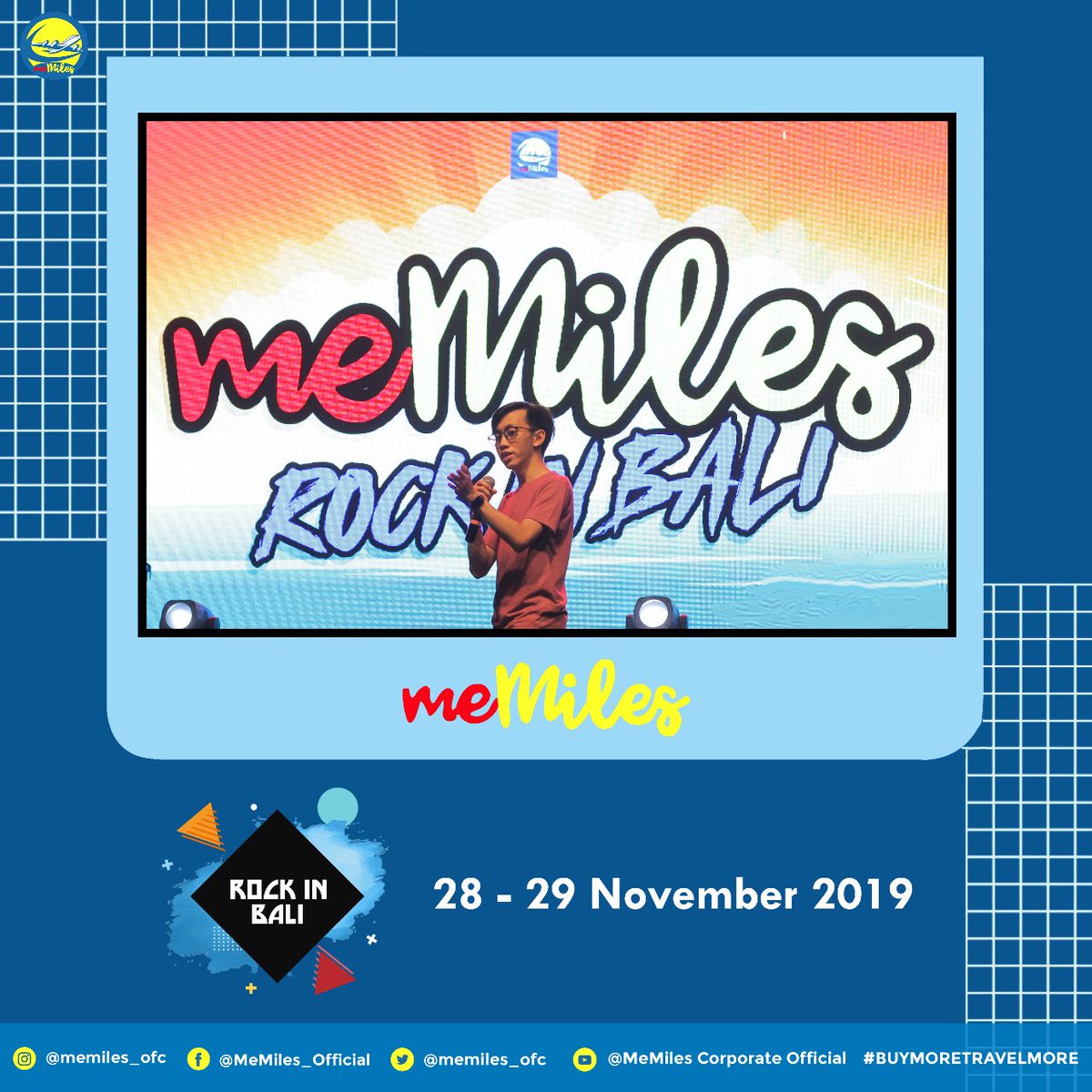 memiles_ofc's tweet photo. Penyampaian mengenai aktivasi akun MeMiles, forgot password dan pengenalan aplikasi MeMiles dengan tampilan terbaru serta website terbaru MeMiles oleh Pak Prima di Rock in Bali. Website #memilesindonesia #indonesia #quotes #memilesofficial #memiles_ofc #reward #rockinbali https://t.co/4cK54mS1IR